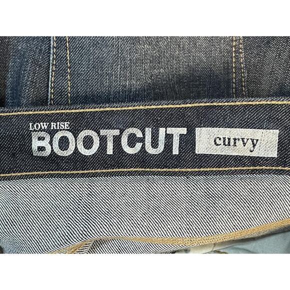 NY&C New York & Company Jeans Womens 18 Dark Wash Low Rise Bootcut Curvy Denim - Picture 11 of 13